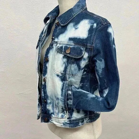 Vintage Bill Blass Bleached Denim Jacket - Picture 8 of 8
